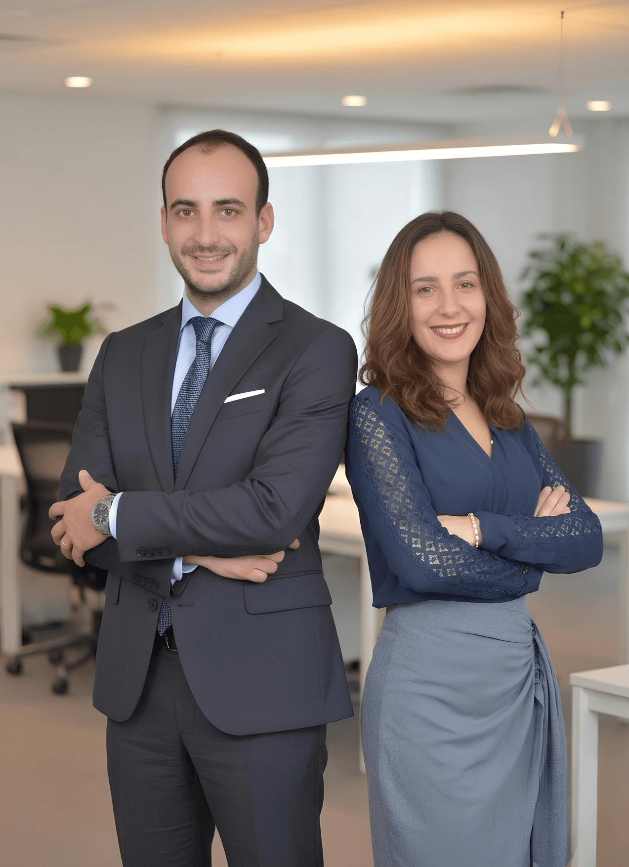 Mehdi El Houari et Mona Gandon, associés fondateurs d'EH & Associés